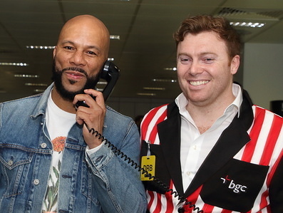 US Rapper Common (Lonnie Corant Jaman Shuka Rashid Lynn) at the BGC Charity Day 2019 at Canary Wharf.