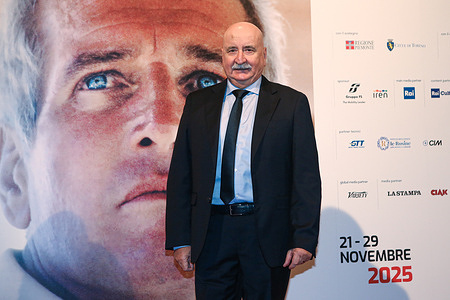 Valerio Remino attends the photocall on Day 6 of the 43rd Turin Film Festival.
