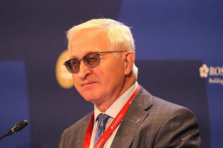 Alexander Shokhin, President, Russian Union of Industrialists and Entrepreneurs, attends a session on Prospects for the Growth of the Digital Financial Assets Market in Russia in the framework of the St. Petersburg International Economic Forum 2023 (SPIEF 2023).