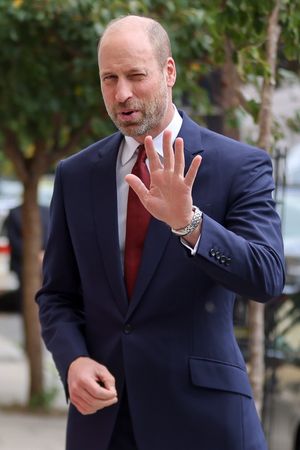 Prince of Wales, Prince William seen departing from the Amos Bursary in Hoxton, after meeting scholars , alumni and highlight the charity's work supporting the next generation of Black British leaders during Black History Month. Founded by Baroness Valerie Amos and Colleen Amos, the bursary supports high-achieving young people of African and Caribbean heritage.