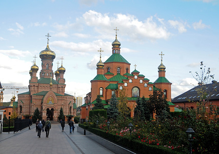 The Holy Intercession Monastery "Goloseevskaya Deserts" in Kiev.