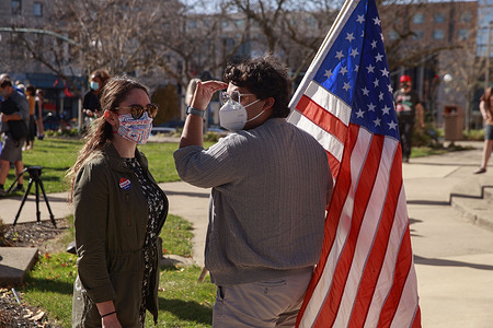 Community members gather for a Protect the Results Rally at the Monroe County Courthouse.
The rally was to celebrate and protect the Results of the Election according to a press release on the event. Joe Biden has been projected as the president elect of the United States but incumbent Donald J. Trump hasn’t conceded, and is preparing a legal defense to stay in the White House. Monroe County is one of only several counties in the state of Indiana that voted for Biden.