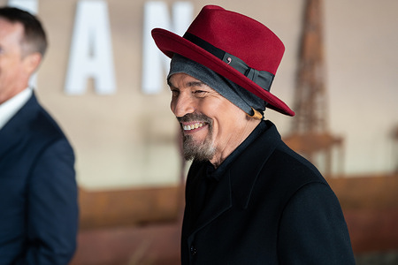 Billy Bob Thornton attends the "Landman" Season Two UK Premiere at Cineworld Leicester Square.