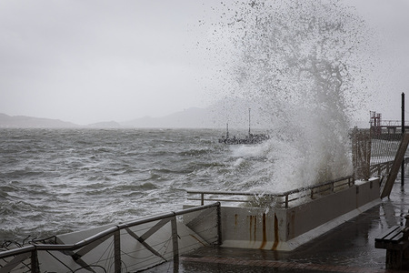 Waves crashed into the shoreline as Ragasa hit Hong Kong. Super Typhoon Ragasa, counted as one of the most powerful tropical cyclone of 2025, has hit Hong Kong on Wednesday, achieving up to 220km/h wind speed and gusts of up to 295km/h, lashing Philipines on Monday and leaving behind widespread devastation.