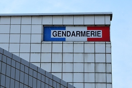 Gendarmerie in the town of Voiron, France.