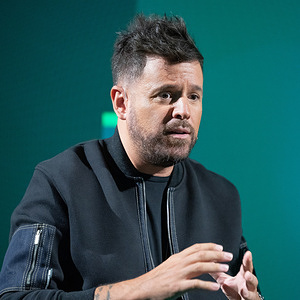 Singer Pablo Lopez seen during the Alhambra promotional event.