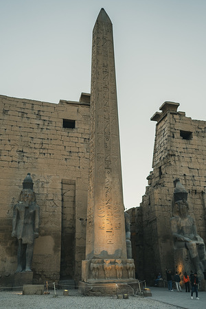 A Statue inside the Luxor Museum.