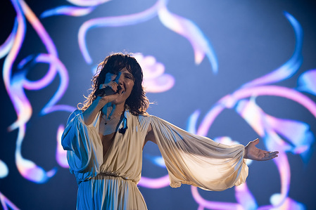 Elisa Toffoli aka Elisa performs live at Palasele duirng the Palasport Live 2025 Tour.