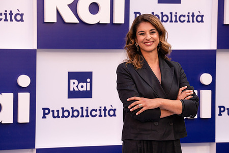 Benedetta Rinaldi attends the Rai Palimpsests 2025/2026 Presentation photocall.