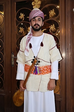 A young Kurdish man is seen attending the festival in Zakho wearing traditional Yazidi clothing. The 4th Traditional Kurdish Clothing Festival was held in the city of Zakho, Federal Kurdistan Region, with two days of performances and festivities. The festival, organized by the Zakho Governorate and the Zakho Independent Administration, showcased various traditional costumes belonging to Kurds living in Iraq, Turkey, Iran, and Syria.