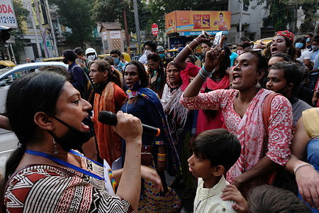 Protesters chant slogans during the demonstration.
Hundreds of protesters gathered to protest against the newly passed farmers bill and the CAA (citizenship amendment act) as well as the NRC (National register citizens) bill which imposed by the current in power Modi Government.