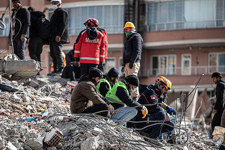 Rescue teams from Disaster and Emergency Management Presidency (AFAD) were seen during the search and rescue operation in Adiyaman. Turkey and Syria have experienced the most severe earthquakes that hit the region in almost a century. After a 7.8 magnitude earthquake in southeast Turkey, a second 7.7 magnitude earthquake occurred in northern Syria. It is reported that more than 34,000 people lost their lives due to the earthquakes, and the death toll continues to rise.