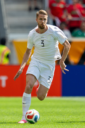 Kristoffer Ajer (3) of Norway seen in action during an international friendly match between Norway and Morocco at Sports Illustrated Stadium. Final scores; Norway 1:1 Morocco.