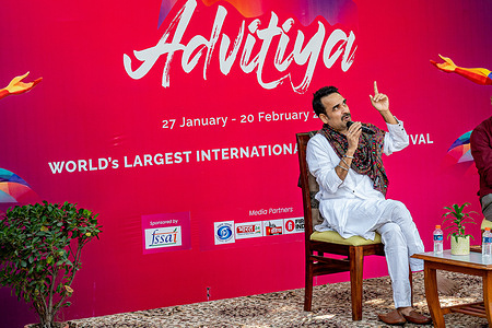 Pankaj Tripathi, Bollywood actor and alumnus of the National School of Drama (NSD), participates in a conversation session on the Advitiya stage during the 25th Bharat Rang Mahotsav 2026 at NSD. Bharat Rang Mahotsav (BRM), organized by the National School of Drama, is India’s largest international theatre festival, started in 1999 and mainly held in New Delhi and other cities. The 25th edition (27 January–20 February 2026) will be its biggest yet, staged across 40 locations with 277 Indian and 12 international productions in 228 languages and dialects, including participation from all seven continents. The festival promotes Indian theatre, cultural exchange, and provides a platform for artists worldwide.