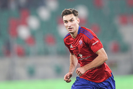 Tomasz Pienko of Rakow Czestochowa seen during the UEFA Conference League 2025/2026 match between Rakow Czestochow and Zrinjski at ArcelorMittal Park (Sosnowiec). FInal Score; Rakow Czestochowa 1:0 Zrinjski.