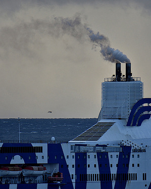 The ro-ro passenger ship Excellent arrives at the French Mediterranean port of Marseille.