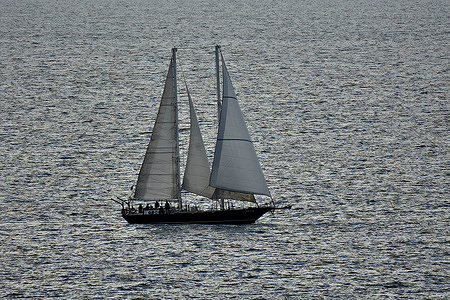 The sailing ship Patriach leaves the French Mediterranean port of Marseille.