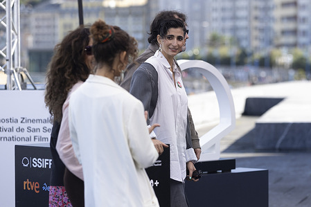 Alba Flores attends the 'Flores Para Antonio' Photocall during 73st San Sebastian International Film Festival at Kursaal Palace.