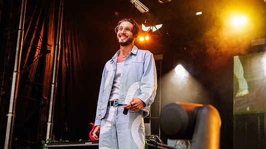 Canadian rapper BBNO$ has fans "Out of Control" during his K-Days Main stage show on day 7 of the 10 day Festival at Edmonton Expo Centre and Fairgrounds.