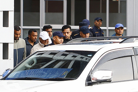 Former Prime Minister KP Sharma Oli is taken to a hospital from police custody after being arrested from his residence in Gundu in connection with an ongoing political and legal case linked to the killings during the September Gen Z protests in Kathmandu.