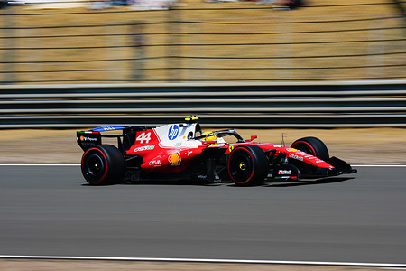 Lewis Hamilton of Great Britain driving the (44) Scuderia Ferrari SF-26 on track during practice ahead of the F1 Grand Prix of China at Shanghai International Circuit.