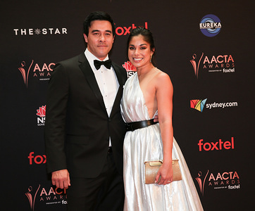 James Stewart & Sarah Roberts attend the 2019 AACTA Awards Presented by Foxtel at The Star in Sydney.
