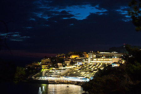 General view of the Rixos Premium Dubrovnik, a luxury Resort on the Adriatic Sea in Dubrovnik.