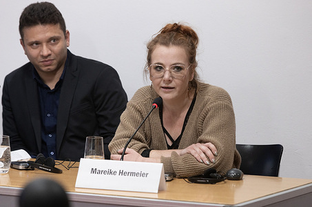Bundestag MP, Mareike Hermeier speaks at the Berlin conference on Iran policy highlighting the role of civil society in supporting the democratic aspirations of the Iranian people. At the Federal Press Conference building, Bundestag members, Diplomats, human rights experts, and the Iranian diaspora gathered for a high-level conference titled Iran: Terror Regime, Uprising and Europe’s Role. Maryam Rajavi, the President-elect of the National Council of Resistance of Iran (NCRI), addressed the event via live video link, urging Europe to recognize the Iranian people’s struggle for regime change and to blacklist the Islamic Revolutionary Guard Corps (IRGC) as a terrorist entity.