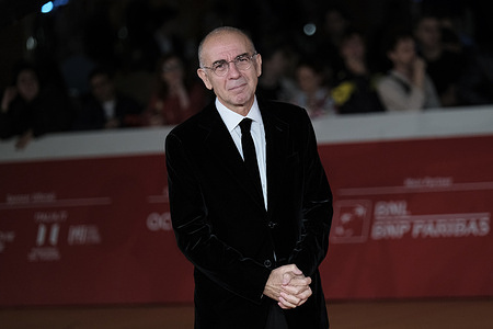 Director Giuseppe Tornatore attends a red carpet for the movie "Il camorrista" during the 18th Rome Film Festival at Auditorium Parco Della Musica in Rome.