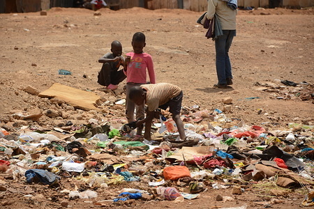 Children of Kibera slum seen at the garbage site amid covid-19 fears.
Easter Monday in Kibera Slums, most families stayed indoors as recreational places remained closed amid covid-19 fears. Kenya has so far recorded 208 cases of the coronavirus, 22 recoveries and 9 deaths.