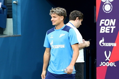 Andrey Mostovoy (17) of Zenit seen during the 1st round, Stage 1 (The RPL Path) of the Russian Cup football match between Zenit Saint Petersburg and Baltika Kaliningrad at Gazprom Arena. Final score; Zenit 1: 0 Baltika.