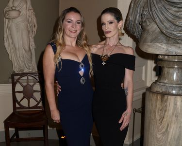 Sammy Barratt-Singh and Kelly Osbourne attend the MODE EPS Gala in aid of Anna Freud at the Spencer House in Mayfair, London.