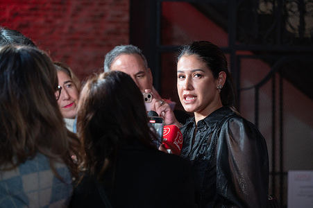 Gabriela Guillén attends the UFC perfumes presentation at Espacio Larra in Madrid.