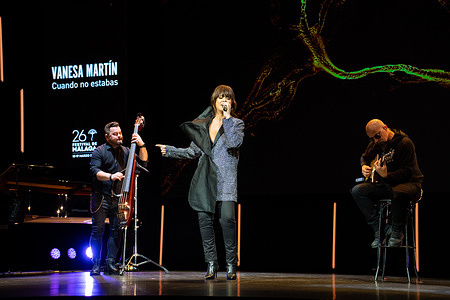 Vanesa Martin performs during the Opening Gala 26th edition of Festival de Malaga at Teatro Cervantes in Malaga.