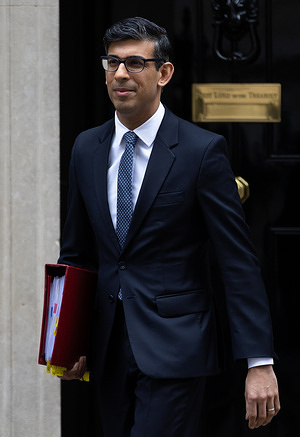 Prime Minister Rishi Sunak leaves 10 Downing Street for Parliament ahead of the Spring Budget to take Prime Minister’s Questions in London.