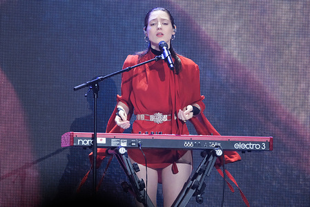 Jasmine Lucilla Elizabeth Jennifer van den Bogaerde​, better known by her stage name Birdy performs during the Cadena 100 festival at the Wizcenter in Madrid.
