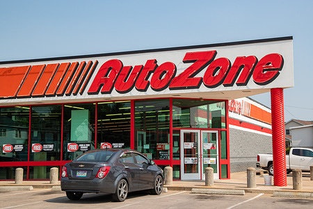 An exterior view of an AutoZone auto parts store in Bloomsburg.