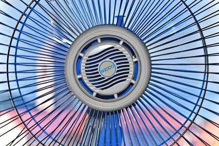A fan seen in operation to cool off the extreme heat. An episode of strong heat affects the southern two-thirds of France with unprecedented intensity for the end of summer. Météo-France has placed, for today, 19 departments on heat wave red alert, and 37 on orange. For Thursday August 24, 2023, 25 departments are placed on storm orange alert. The heat peak is scheduled for this Wednesday and Thursday, with some absolute temperature records that are likely to be broken.