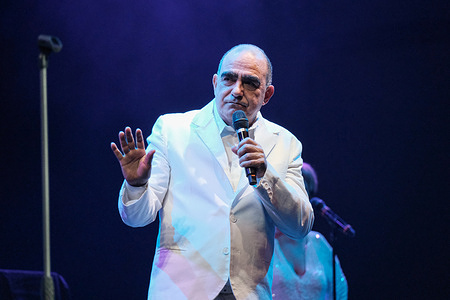 Stefano Belisari, known by his stage name Elio performs in a concert with “Resta un solo dente e cerco di riavvitarlo” tour at Auditorium Unità d’Italia in Isernia.