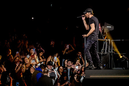Spanish singer and songwriter, Enrique Iglesias, performed a sold out show at the Scotiabank Arena as part of the Trilogy Tour 2024 in Toronto, Canada.
