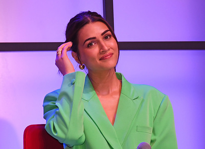 Bollywood actress Kriti Sanon, seen at an event to unveil her upcoming film 'Do Patti' on Netflix in Mumbai.
