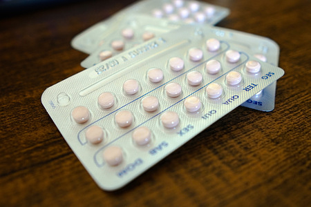 In this photo illustration, packs of Opill, a contraceptive pill, are displayed. Opill is the first birth control pill that will be sold over the counter in the United States by the end of March 2024.