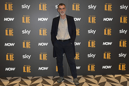 Thomas Trabacchi attends the photocall of Sky tv series "Il Re2" second season at Eden Hotel.