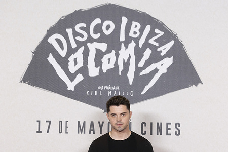 Javier Morgade attends the 'Disco, Ibiza, Locomia' Photocall at Hotel Urso in Madrid.