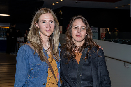 Trina Moyles, and Tova Krentzman attend "Fire Tower" premiere at Hot Docs Film Festival at Toronto International Film Festival (TIFF) Lightbox in Toronto, Canada. High in the Rocky Mountains are solitary sentinels who survey the landscape as a critical first line of defence in wildfire detection. As North America grapples every year with the threat and devastation of such fires, those who work on the watchtowers with a bird’s-eye view sound the critical alarm that warns of impending danger. Director Tova Krentzman crafts a portrait of these guardians, observing the observers as they share their keen insights about the natural world and our connection to it.