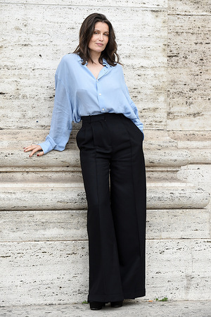 French actress Laetitia Casta attends the Una storia nera photocall in Rome.
