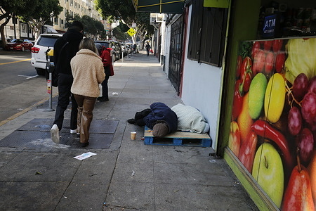 A homeless person sleeping on the street during the state of emergency.
The mayor of San Francisco, London Breed declared a state of emergency in a district called Tenderloin on 17th December. Tenderloin is an area in San Francisco with a high level of devastating numbers of drug overdoses and homelessness. The reason to declare a state of emergency is to crackdown on the crime of Tenderloin and reduces the number of overdose deaths.