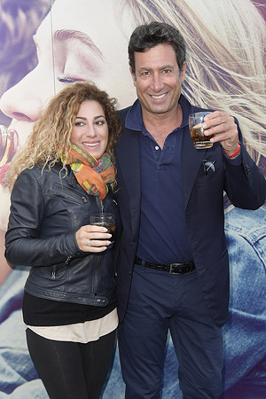 Paolo Calissano and his girlfriend Fabiola Palese attend a social event at the Foro Italico.